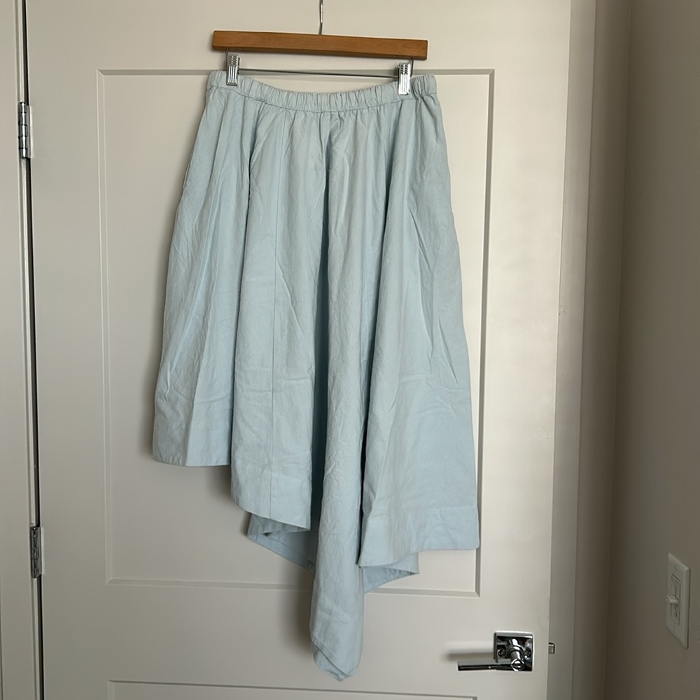 FREE PEOPLE COASTAL EASE ASYMMETRICAL SKIRT SIZE L MSRP $68.00 NWT - Picture 6 of 12